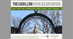 Desktop Screenshot of carilloncivic.org