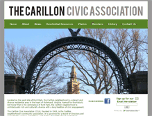 Tablet Screenshot of carilloncivic.org